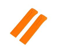 QNGMKBKTDZ 20 mm 21 mm Silikon-Uhrenarmband, passend for Tissot, passend for T-Touch T013 T81 T091 T33 T047, gebogenes Ende, Gummiarmband, Orange, Schwarz, Blau, Rot(A5,20mm)