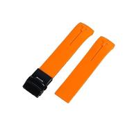 QNGMKBKTDZ 20 mm 21 mm Silikon-Uhrenarmband, passend for Tissot, passend for T-Touch T013 T81 T091 T33 T047, gebogenes Ende, Gummiarmband, Orange, Schwarz, Blau, Rot(A9,21mm)