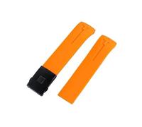 QNGMKBKTDZ 20 mm 21 mm Silikon-Uhrenarmband, passend for Tissot, passend for T-Touch T013 T81 T091 T33 T047, gebogenes Ende, Gummiarmband, Orange, Schwarz, Blau, Rot(A7,21mm)