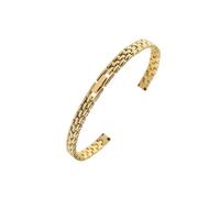 QNGMKBKTDZ 6mm 8mm 10mm 12mm 14m Damenarmband Fit for Casio Fit for Fossil Fit for Longines Edelstahl Damenuhrenarmband Keramikarmband(3120 gold,Width 6mm)