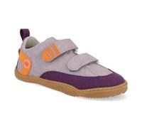 Qnuffs Barfuß Kinder-Sneaker - Ahorn´ misty orange Micro Kent violett 33