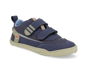 Qnuffs Barfuß Kindersneaker - Erle ozean nautic Micro Lago dunkelblau 30