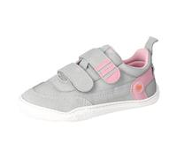 qnuffs - Kid's Erle - Barfußschuhe, Gr. 25, grau (River/Rosa)