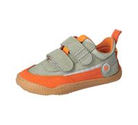 qnuffs - Kid's Erle - Barfußschuhe, Gr. 25, orange/ eukalyptus (Orange/Eukalyptus)