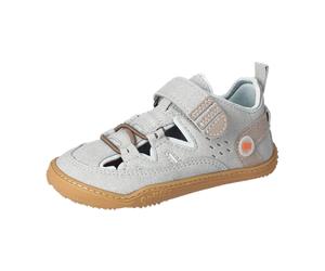 qnuffs Barfußschuhe Lerche für Kinder, grau, Größe 28 EU