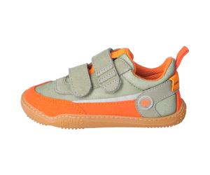 qnuffs - Kid's Erle - Barfußschuhe, Gr. 24, bunt (Orange/Eukalyptus)