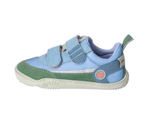 qnuffs - Kid's Erle - Barfußschuhe, Gr. 26, blau (Kaktus/Cloud)