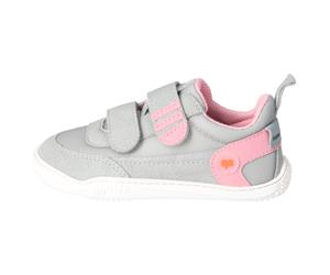 qnuffs - Kid's Erle - Barfußschuhe, Gr. 29, grau (River/Rosa)