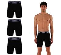 Qotton Langes Bein Baumwolle Boxershorts Unterwäsche Herren S-XXL Männer Unterhosen verlängertes Hosenbein nachhaltig ohne kratzenden Zettel (3, 3XL)