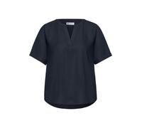 QR Splitneck blouse w turn-up 34