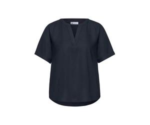 QR Splitneck blouse w turn-up 40