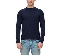QS by s.Oliver Sweatshirt Blau Figurbetont für Herren - XL