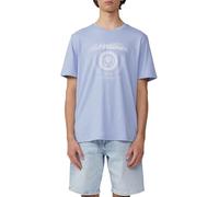 QS Basic T-Shirt mit platziertem Druck