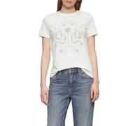 Baumwollshirt mit Frontprint M weiß 2165280.01D0.M