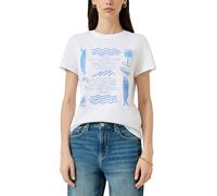 QS Baumwollshirt mit Frontprint
