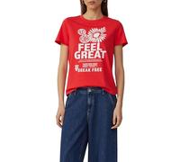 Baumwollshirt mit Frontprint XL rot 2165356.31D0.XL
