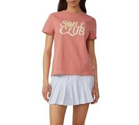 Q/S designed by - Baumwollshirt mit Frontprint orange - Gr. - L