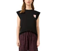 QS Baumwollshirt mit kleinem Print