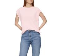 QS Baumwollshirt mit überschnittenen Schultern