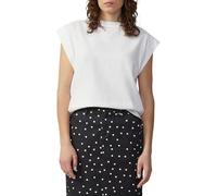 QS Baumwollshirt mit überschnittenen Schultern