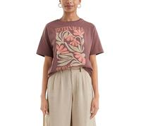 QS Baumwollshirt mit überschnittener Schulter