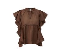 qs - Bluse braun - Gr. - 34