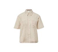 Baumwollbluse mit aufgesetzten Taschen 42 creme|pink 2161262.47G0.42