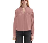 Feminine Bluse aus Viskose mit Smock-Detail 42 pink 2171216.4418.42