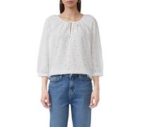 Bluse mit Lochstickerei 38 weiß 2161162.0100.38