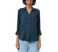 s.Oliver Bluse mit Turn-up Blau Größe 38