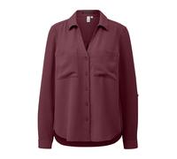 Crêpebluse mit Turn-up-Ärmel 34 rot 2170001.3900.34