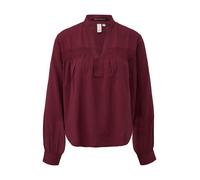 Feminine Bluse aus Viskose mit Smock-Detail 38 rot 2171216.3900.38