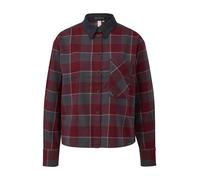Flanell-Karobluse mit Cordkragen 40 rot|mehrfarbig 2171219.39N0.40