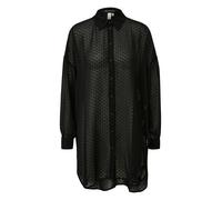 Transparente Longbluse 36 schwarz 2169826.9999.36