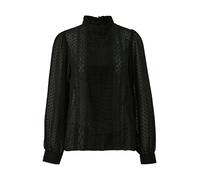 Transparente Chiffonbluse 40 schwarz 2174141.9999.40