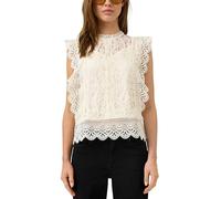qs - Bluse creme - Gr. - 42
