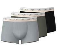Boxershorts im 3er-Pack M schwarz|grau|olive 2176987.0098.M