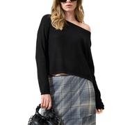 QS Boxy Strickpullover in Ajouroptik