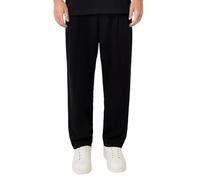 s.Oliver Bundfaltenhose im Relaxed Fit Schwarz Größe M