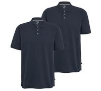 QS by s.Oliver Herren Poloshirt (DE/NL/SE/PL, Alphanumerisch, L, Regular, Regular, 2 x Navy)