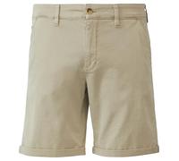 Chino-Shorts John aus Baumwollstretch mit fixiertem Turn-up 31 Beige 2165153.8161.31