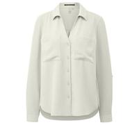 Crêpebluse mit Turn-up-Ärmel 42 creme 2170001.0200.42