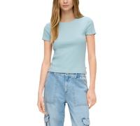 QS Cropped Top mit Rippstruktur