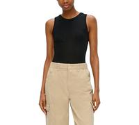 QS Damen 2143217 Stricktop, schwarz 9999, XXL