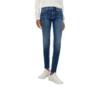 QS Damen 2143226 Jeans Hose, Sadie Skinny Fit, Blau, 32W / 32L EU