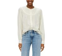 QS Damen 2143502 Bluse Langarm, Creme, 44
