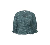 Bluse mit All-over-Muster 42 Blau 2143612.67A3.42