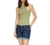 QS Damen 2147425 Top in Rippware, Green 7282, M