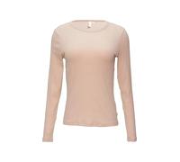 Geripptes Longsleeve im Slim Fit XL Rosa