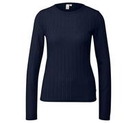 Leicht transparentes Longsleeve mit Strukturmuster L blau 2158372.5872.L